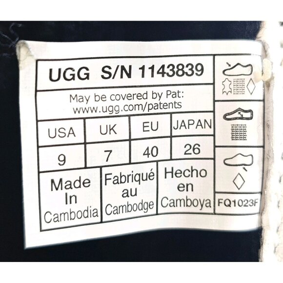 UGG Adirondack Meridian Waterproof White Leather Boots - Women's Size 9 - Picture 8 of 14